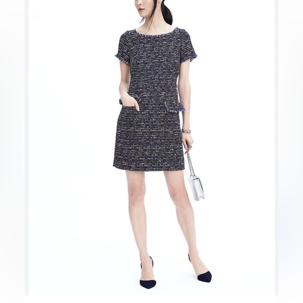 Banana Republic Tweed Sheath Dress